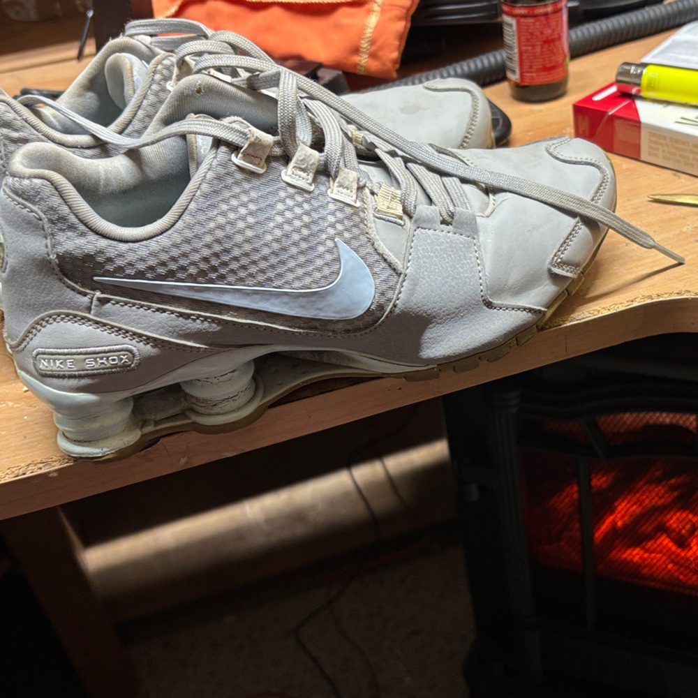 Nike Gray and Silver Athletic Shoes